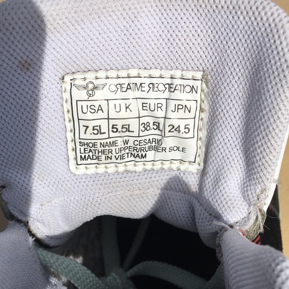 Creative Recreation hi-tops - Picture 5 of 5